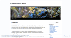 Desktop Screenshot of newsaboutentertainment.wordpress.com
