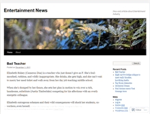 Tablet Screenshot of newsaboutentertainment.wordpress.com