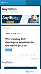 Mobile Screenshot of anyoptiononline.wordpress.com
