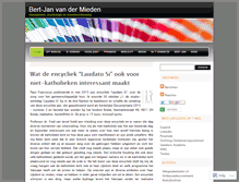Tablet Screenshot of bertjanvandermieden.wordpress.com