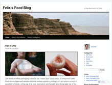 Tablet Screenshot of foodintel.wordpress.com