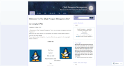 Desktop Screenshot of clubpenguinminigames.wordpress.com