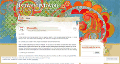 Desktop Screenshot of itsmystorytoyou.wordpress.com