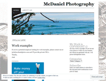 Tablet Screenshot of mcdanielphotography.wordpress.com