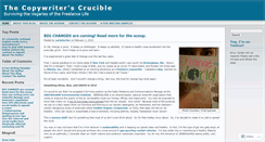 Desktop Screenshot of copywriterscrucible.wordpress.com