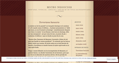Desktop Screenshot of micronegocios.wordpress.com