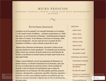 Tablet Screenshot of micronegocios.wordpress.com