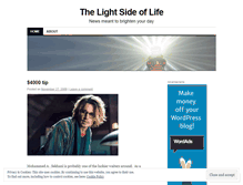 Tablet Screenshot of lightsideoflife.wordpress.com