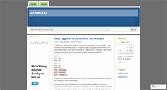 Desktop Screenshot of beirblog.wordpress.com
