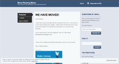 Desktop Screenshot of menuplanningmama.wordpress.com
