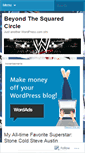 Mobile Screenshot of beyondthesquaredcircle.wordpress.com