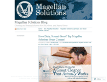 Tablet Screenshot of magellansolutions.wordpress.com