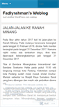 Mobile Screenshot of fadlyrahman.wordpress.com