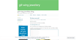 Desktop Screenshot of gillwingjewellery.wordpress.com