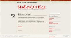 Desktop Screenshot of madley65.wordpress.com