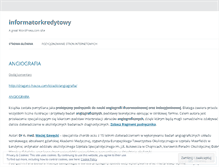 Tablet Screenshot of informatorkredytowy.wordpress.com