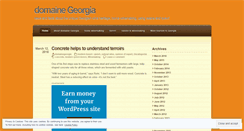 Desktop Screenshot of domainegeorgia.wordpress.com