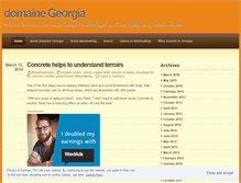 Tablet Screenshot of domainegeorgia.wordpress.com