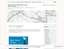Tablet Screenshot of oldpaulstownstories.wordpress.com