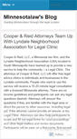 Mobile Screenshot of minnesotalaw.wordpress.com