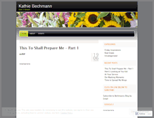 Tablet Screenshot of kathiebechmann.wordpress.com