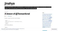 Desktop Screenshot of jinahya.wordpress.com