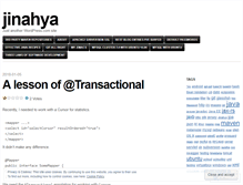 Tablet Screenshot of jinahya.wordpress.com