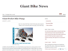 Tablet Screenshot of giantbikes.wordpress.com