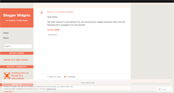 Desktop Screenshot of bloggerwidget.wordpress.com