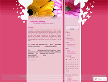 Tablet Screenshot of juliarice.wordpress.com