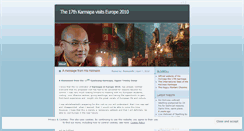 Desktop Screenshot of karmapaeurope.wordpress.com