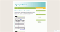 Desktop Screenshot of agunghadiw.wordpress.com