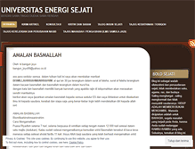 Tablet Screenshot of energisejati.wordpress.com