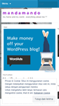 Mobile Screenshot of mandamandoijo.wordpress.com
