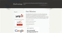 Desktop Screenshot of bbadvantage.wordpress.com