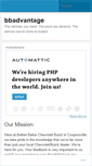 Mobile Screenshot of bbadvantage.wordpress.com