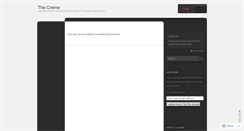 Desktop Screenshot of cremetangerine.wordpress.com