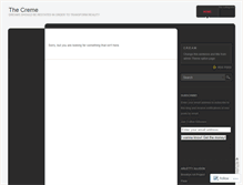 Tablet Screenshot of cremetangerine.wordpress.com