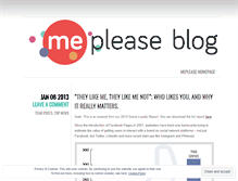 Tablet Screenshot of mepls.wordpress.com