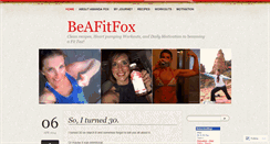 Desktop Screenshot of beafitfox.wordpress.com