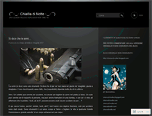 Tablet Screenshot of chiaradinotte.wordpress.com