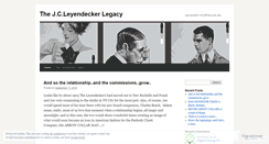 Desktop Screenshot of jcleyendeckerlegacy.wordpress.com