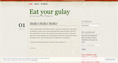 Desktop Screenshot of gulaylover.wordpress.com