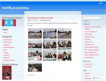 Tablet Screenshot of keadilanpuchong.wordpress.com
