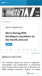 Mobile Screenshot of berlinmotion.wordpress.com