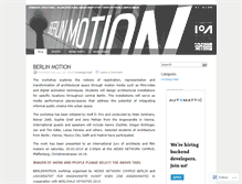 Tablet Screenshot of berlinmotion.wordpress.com