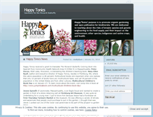 Tablet Screenshot of happytonics.wordpress.com