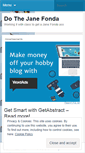 Mobile Screenshot of dothejanefonda.wordpress.com