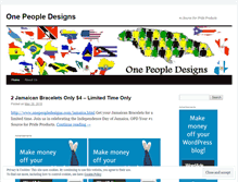 Tablet Screenshot of onepeopledesigns.wordpress.com