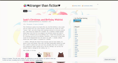 Desktop Screenshot of iamstrangerthanfiction.wordpress.com